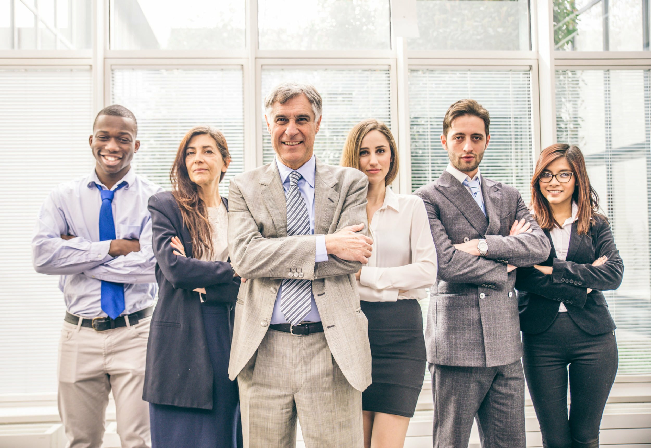 a group of people posing for a photo